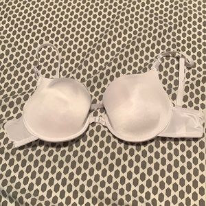 White adjustable strap bra